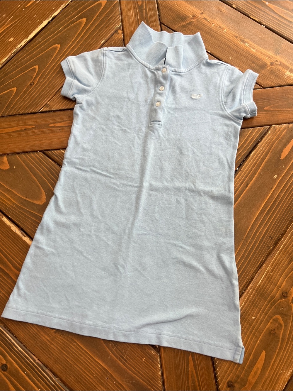 Girls' Light Blue Polo Vinyard Vines Dress